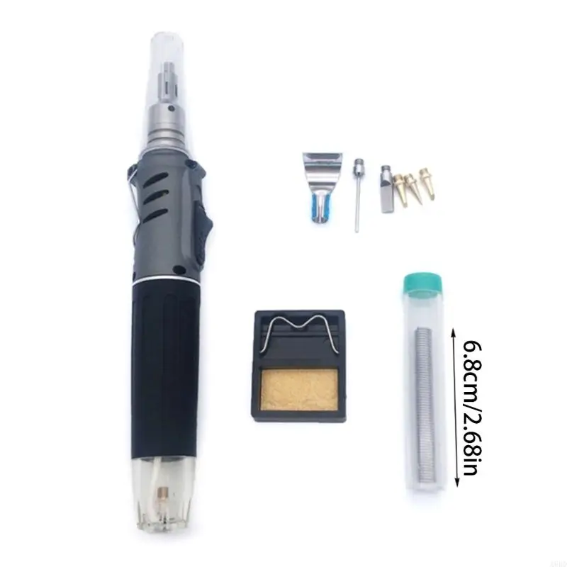 A6HD Bộ hàn khí chuyên nghiệp Bộ sắt không gỉ có thể điều chỉnh nhiệt độ không gỉ 0-1300 ℃