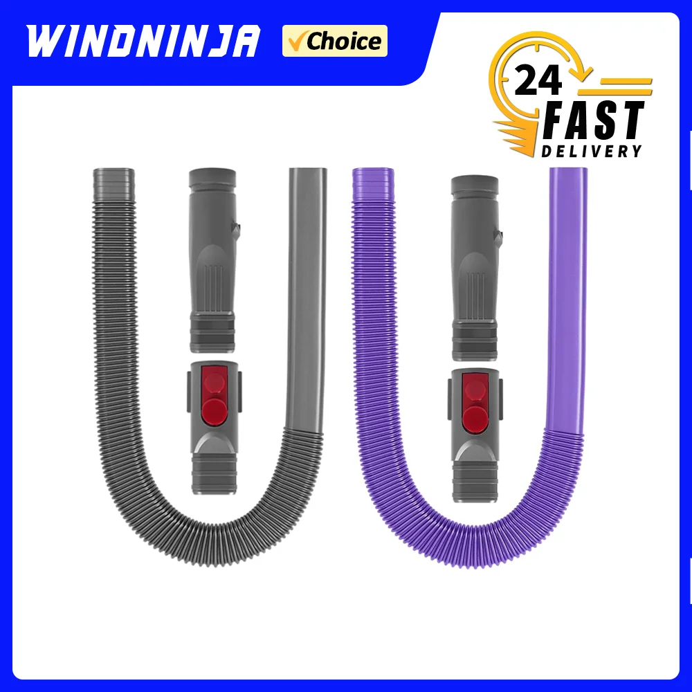 Dryer Vent Cleaner Hose For Dyson V7 V8 V10 V11 V12 V15 Vacuum Accessories Flexible Crevice Tool Lint Remover Universal Parts