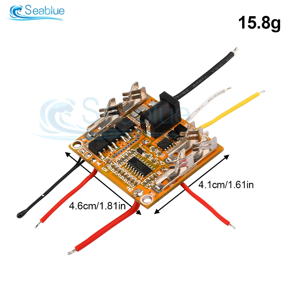 Imagem -04 - Li-ion Battery Charging Protection Module 5s 19v 21v 18650 Alta Voltagem Alta Temperatura Overshoot Auto Recovery Charge Board
