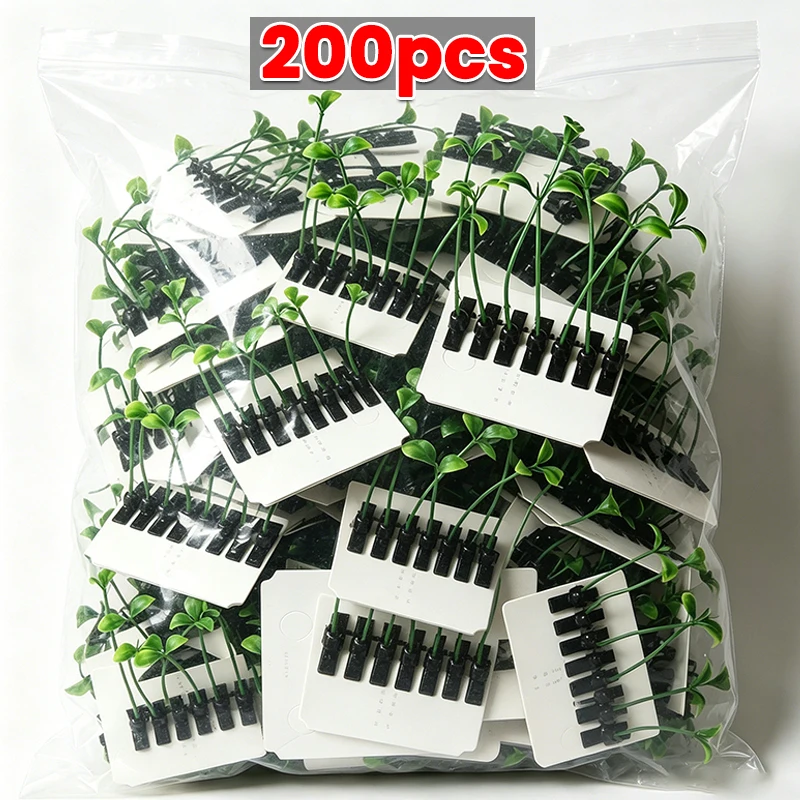 5-200pcs Bean Sprout Hair Clips Little Grasst Hairpins Funny Barrette Headwear Hair Accessories for Women Girls Party Headwear