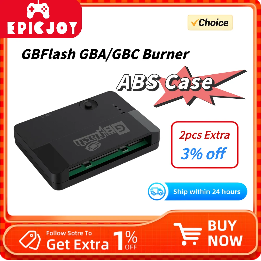 GBFlash GBA/GBC Burner ABS Case USB Adapter No Screen GB Flash Cart And Type C Data Cable New Upgrade Replacement Shell