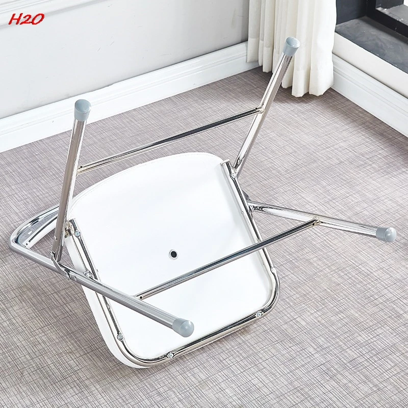 H2O Folding Chair Home Dining Chair Full Color Company Negotiating Chair Back Chair Simple Meeting Chair Hot New