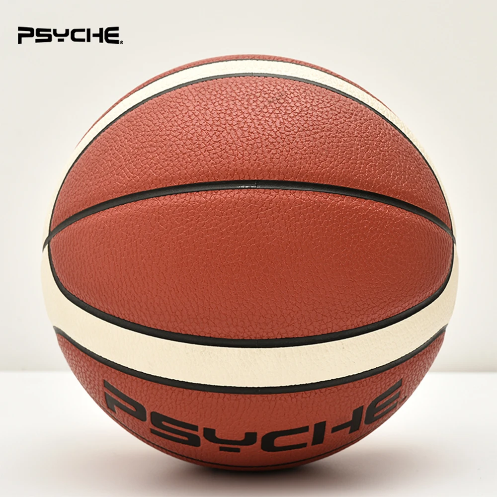 الحجم 7 كرة سلة من جلد البولي يوريثان مقاومة للاهتراء، تدريب عالي المرونة مع مضخة لعبة كرة السلة في الهواء الطلق كرة الشارع #4
