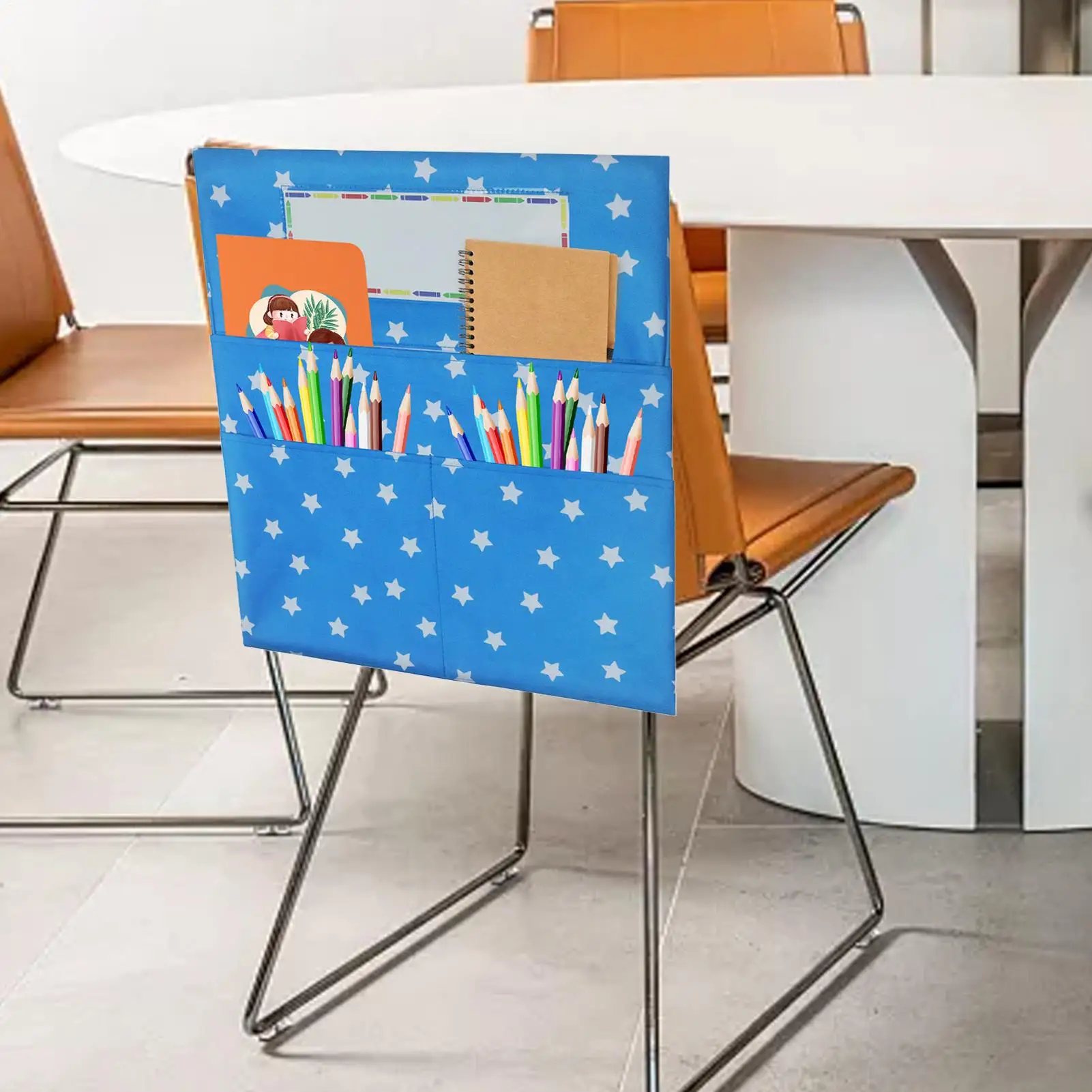 جيوب المقعد لكراسي الفصول الدراسية وحقائب الكراسي وجيب لإدارة الفصول الدراسية وحقائب تنظيم مستلزمات القراءة للأطفال والطلاب