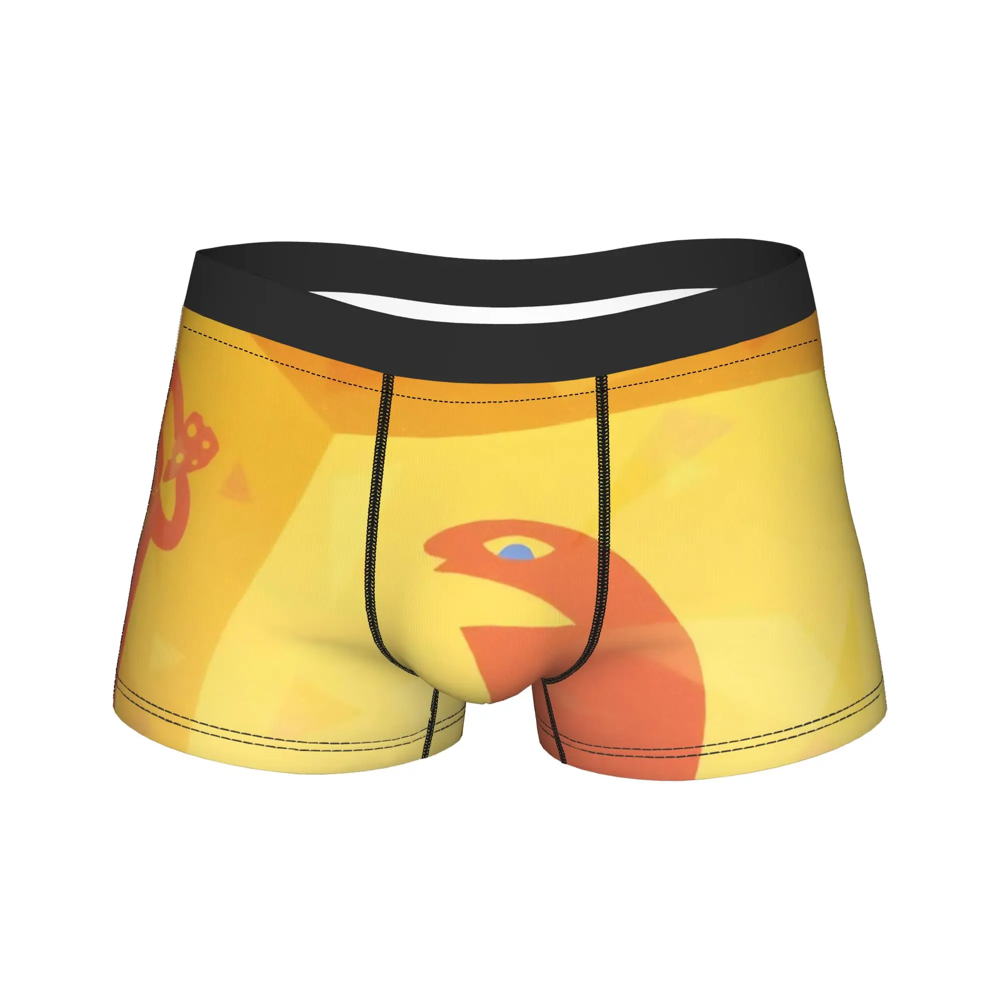 

Funny Boxer Smiling Friends Cartoon Shorts Panties Briefs Man Underwear Polyester Underpants for Homme Plus Size