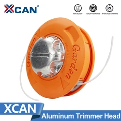 XCAN M10 Aluminum Nylon Brush Mower Bump Spool Grass Trimmer 2 Lines Cutter Head Thread Line String Saw Grass Brush Mower