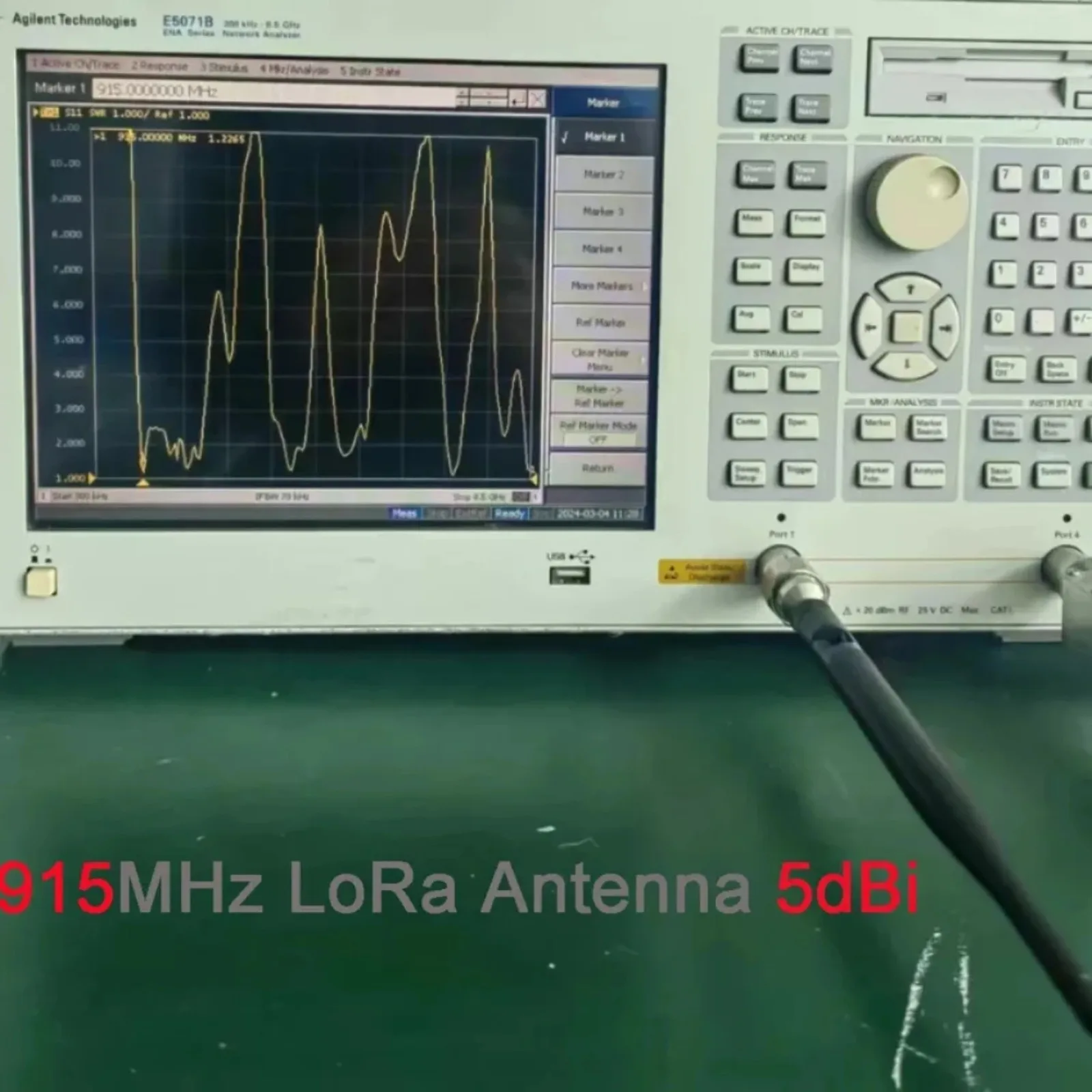 DIYmall 868MHz / 915MHz 5dBi LoRa Antenna with Extension Cable Omni-directional for Meshtastic LoRa 32 V3 and LoRaWAN Devices