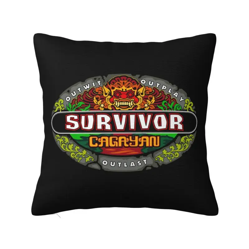 Adventure Game TV Show Survivor Cushion Cover 50x50 cm Polyester Soft Throw Pillow Case For Sofa Chair Home Decor Pillowslip