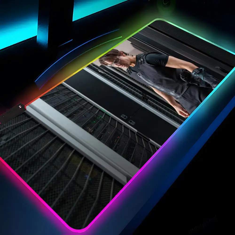 Mission Impossible 4 cute Mouse Pad Gaming LED 700x300 Mouse Mat Mousemats Table Pads PC Desk Mat RGB Keyboard Mat XXL