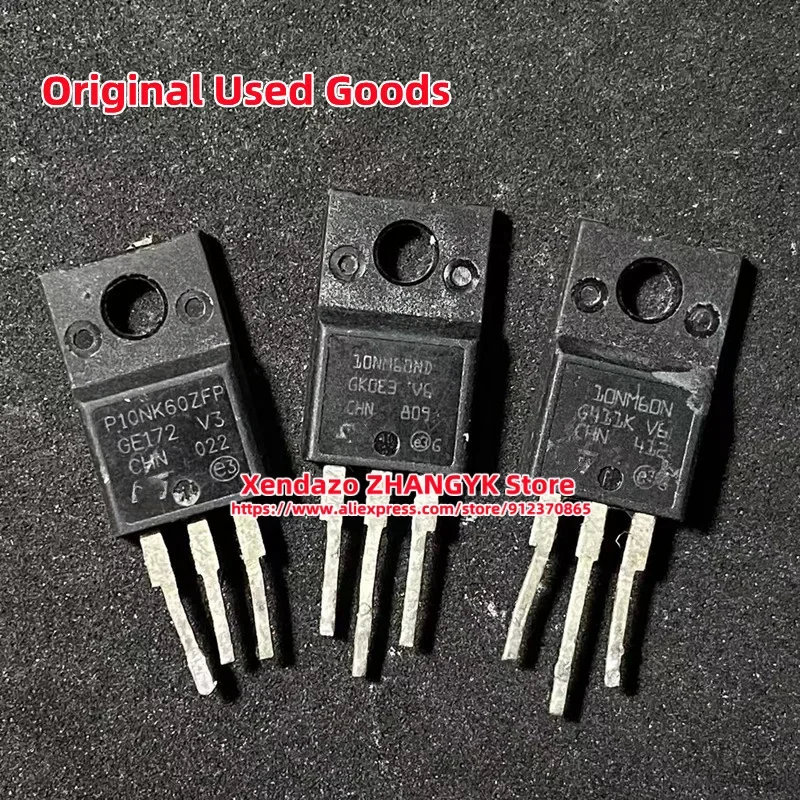 10pcs/lot STP10NK60ZFP P10NK60ZFP P10NK60 10N60 STP10NM60N 10NM60N 10A 600V MOSFET TO-220F Original