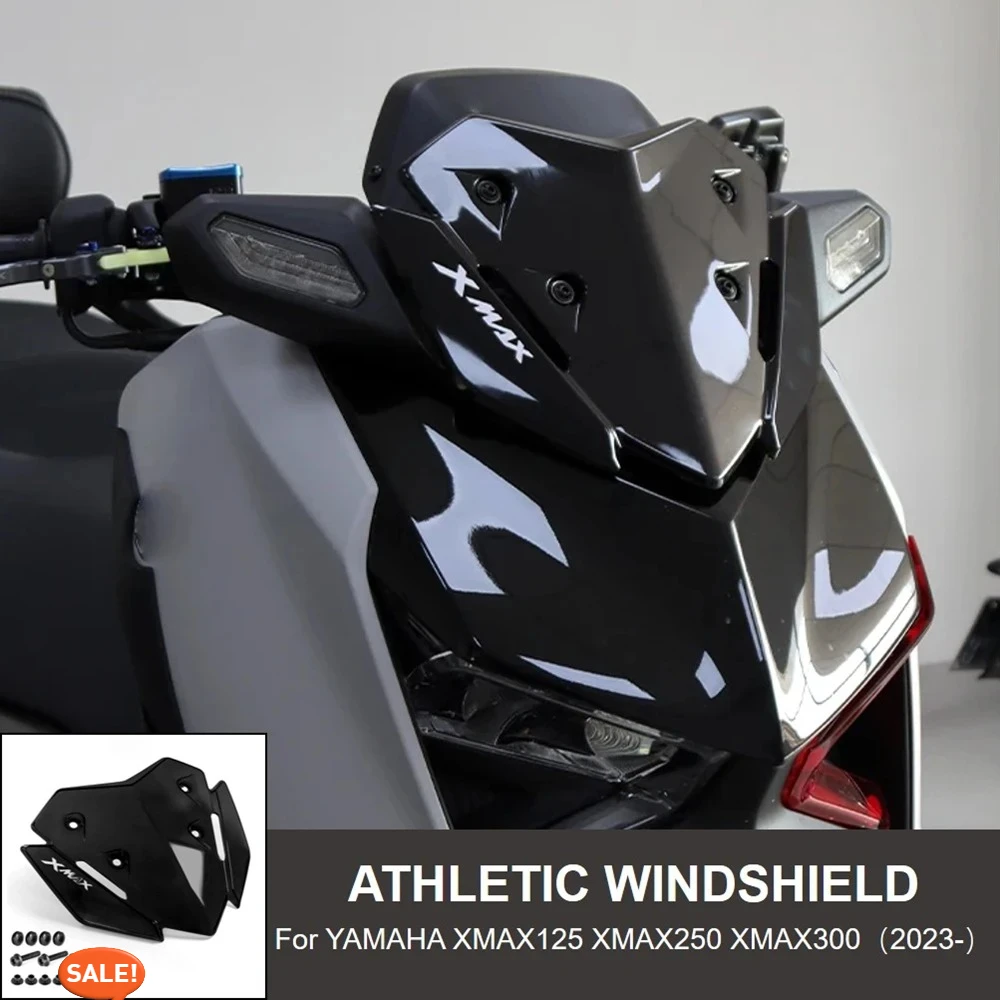 Untuk YAMAHA XMAX300 XMAX 250 XMAX125 2023 2024 Sepeda Motor Sport Windshield WindScreen Visor Viser Deflector WindScreen