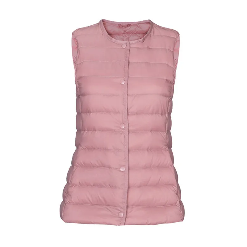 

Женская куртка без рукавов, ульсветильник белый утиный пух, Короткая Безрукавка, размеры 4XL, AB1084, Осень-зима