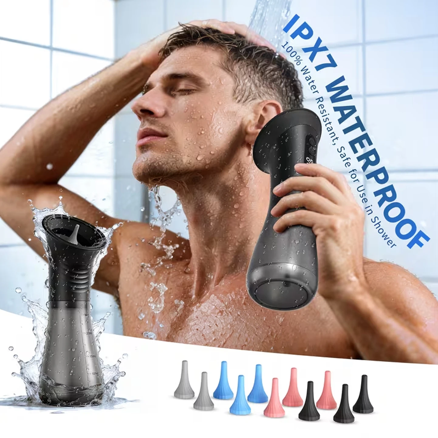 

Electric Ear Wax Removal System Water Powered Ear Cleaning Tool with Irrigation Flusher 3 Pressure Settings Safe & Effective