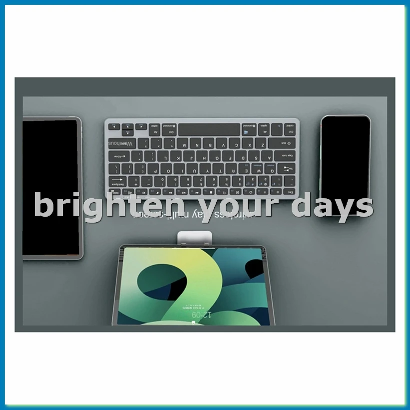 

Комплект беспроводной клавиатуры и мыши, перезаряжаемые комбинированные клавиши Bluetooth 2,4G для IOS/Android/клавиатуры серого цвета-VVNB