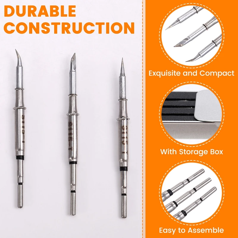 Compatible Soldering Station Handle C115 Soldering Iron Tips Replacement Tools Universal Soldering Table Iron Tips