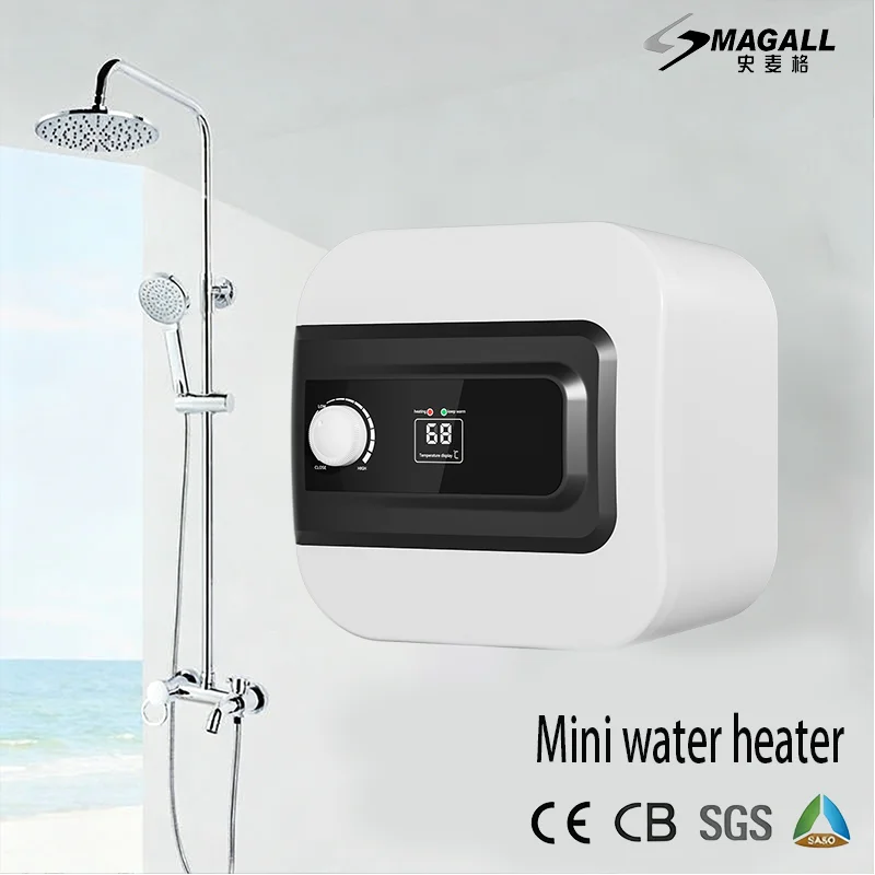 Geyser Electric Wall-Mounted 8L-15L Storage Water Heater for RV Car house hold Use 220V Class a Energy Efficient