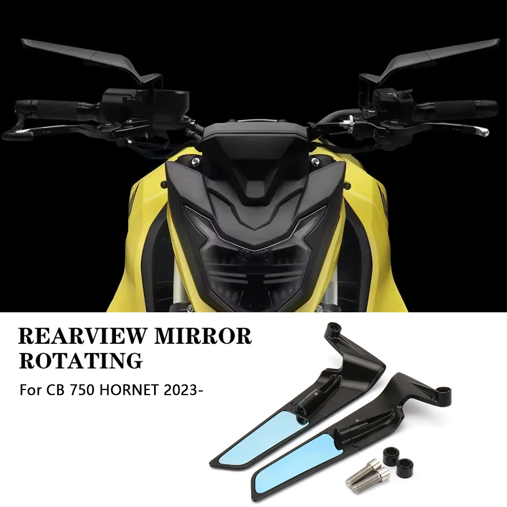 Neue CB750 Hornet 2023 Spiegel Motorrad-Zubehör 360° °   Drehbare Seitenspiegel für Honda CB 750 HORNET