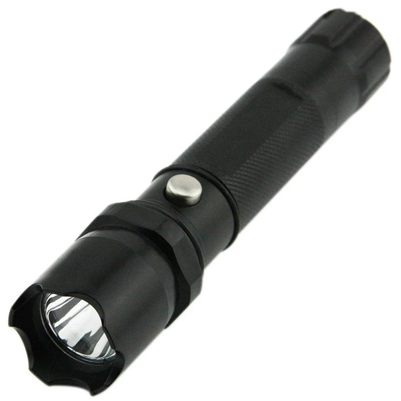 LED Aluminum Flashlight, 3 Modes High Low Strobe, Mini Pocket EDC Light for Outdoor Camping