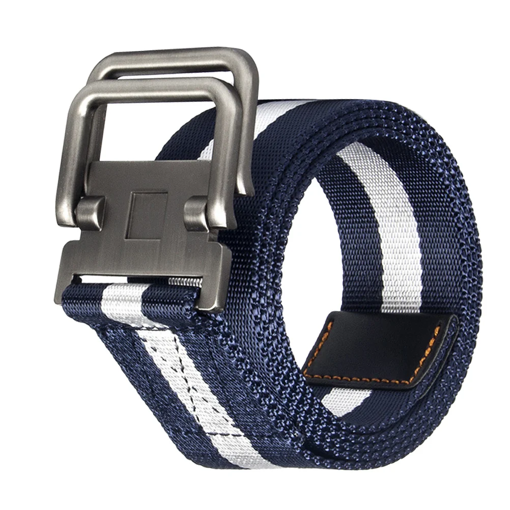 

Belt Heavy Duty Nylon Style Adjustable Web Belt for Outdoor Duty Work Combat Pants Blue White