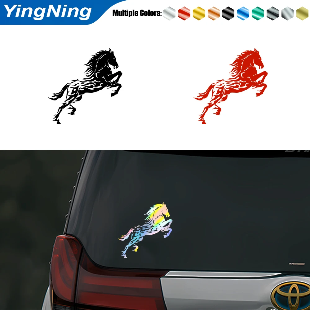 

Fashion Wild Horse Pattern Car Sticker Waterproof Car Rear Window Body Bumper Trunk Vinyl Decal Funny Car Decoration Accessories