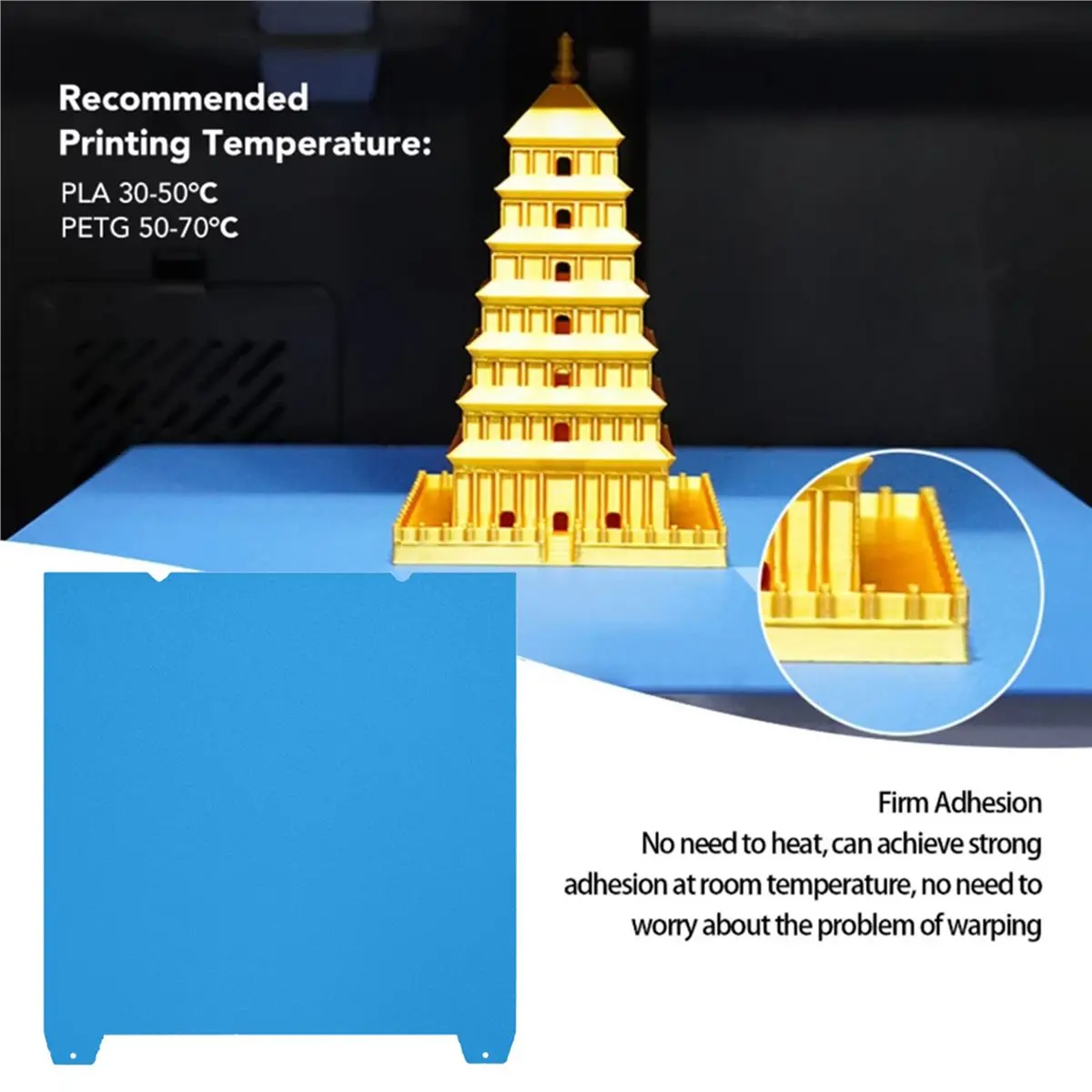 

L70A For Creality K1/S1/V3 SE Cool Plate Build Plate Double-Sided Matte Finish Cold Stamping Plate 235x235mm 3D Printer Parts