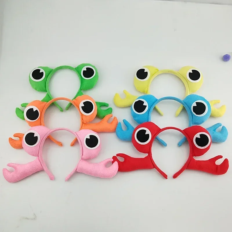 10pcs  Adults Kids Plush Cartoon  Animal Headband Crab Fish Headbands Birthday Party Decoration  Cosplay Costume Halloween