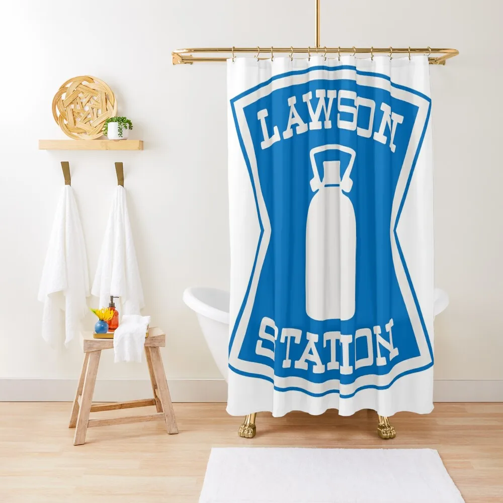 

Lawson Station-японский круглосуточный магазин, занавеска для душа, роскошная занавеска для душа в ванной комнате, аниме, декор для ванной комнаты