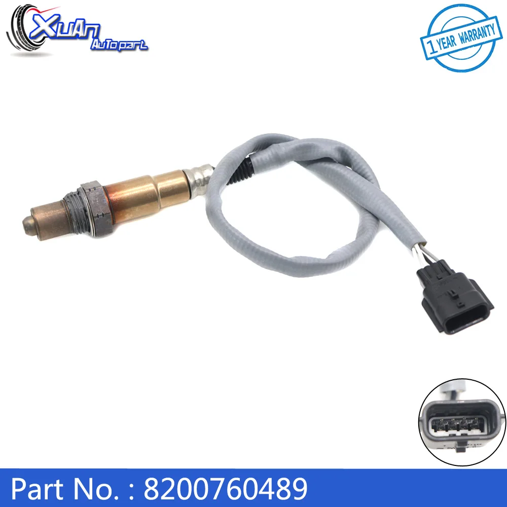 XUAN NEW Probe Lambda O2 Oxygen Sensor 8200760489 for Renault CLIO III DUSTER LOGAN FLUENCE SANDERO STEPWAY 2008-2015 0258010029