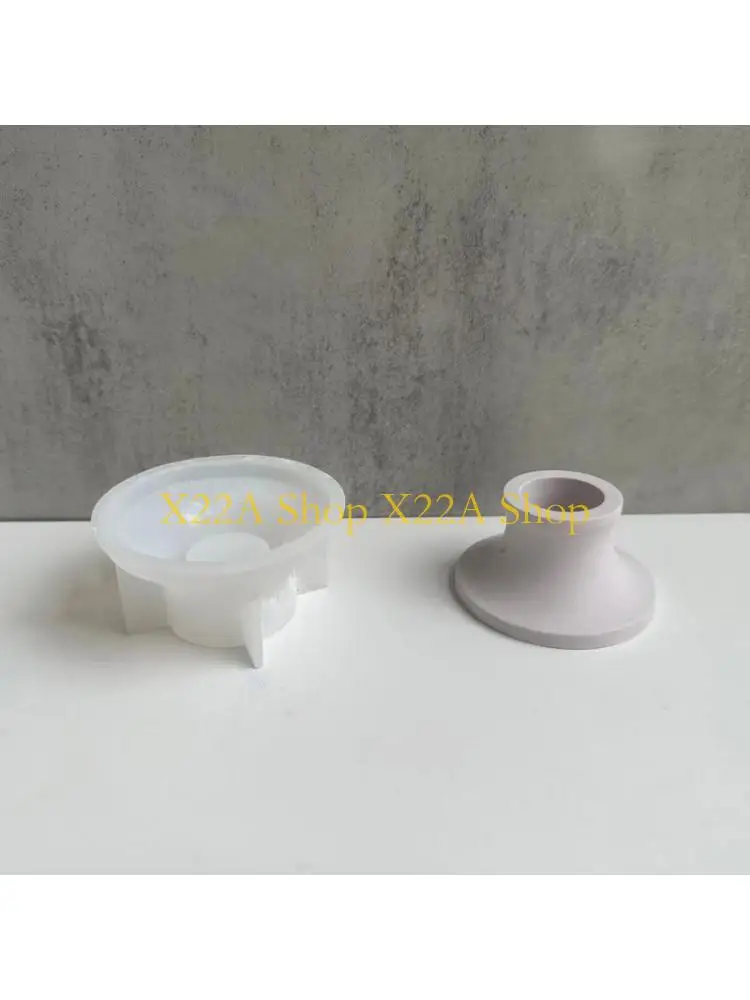 

Уникальный подсвечник для чайной свечи, смоляная форма, подсвечник, эпоксидная смола, литье Mokd для домашнего декора