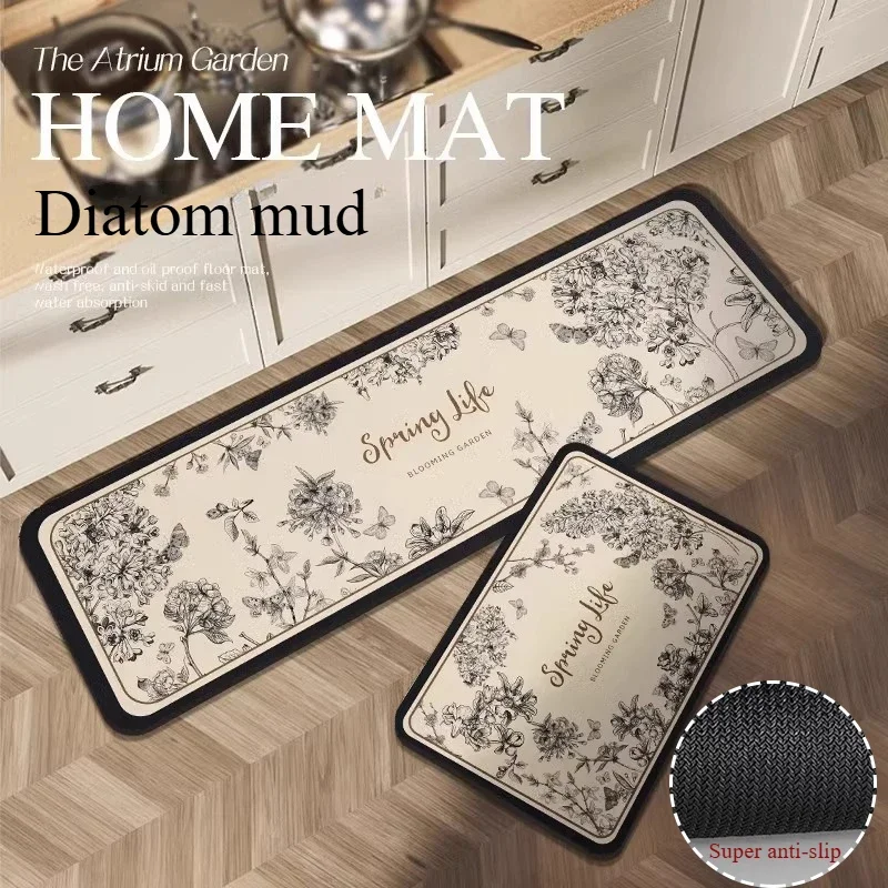 

Non-slip Kitchen Carpets for Living Room Long Area Rug Kitchen Floor Mat Entrance Door Mat Super Absorbent Carpet Alfombra Tapis