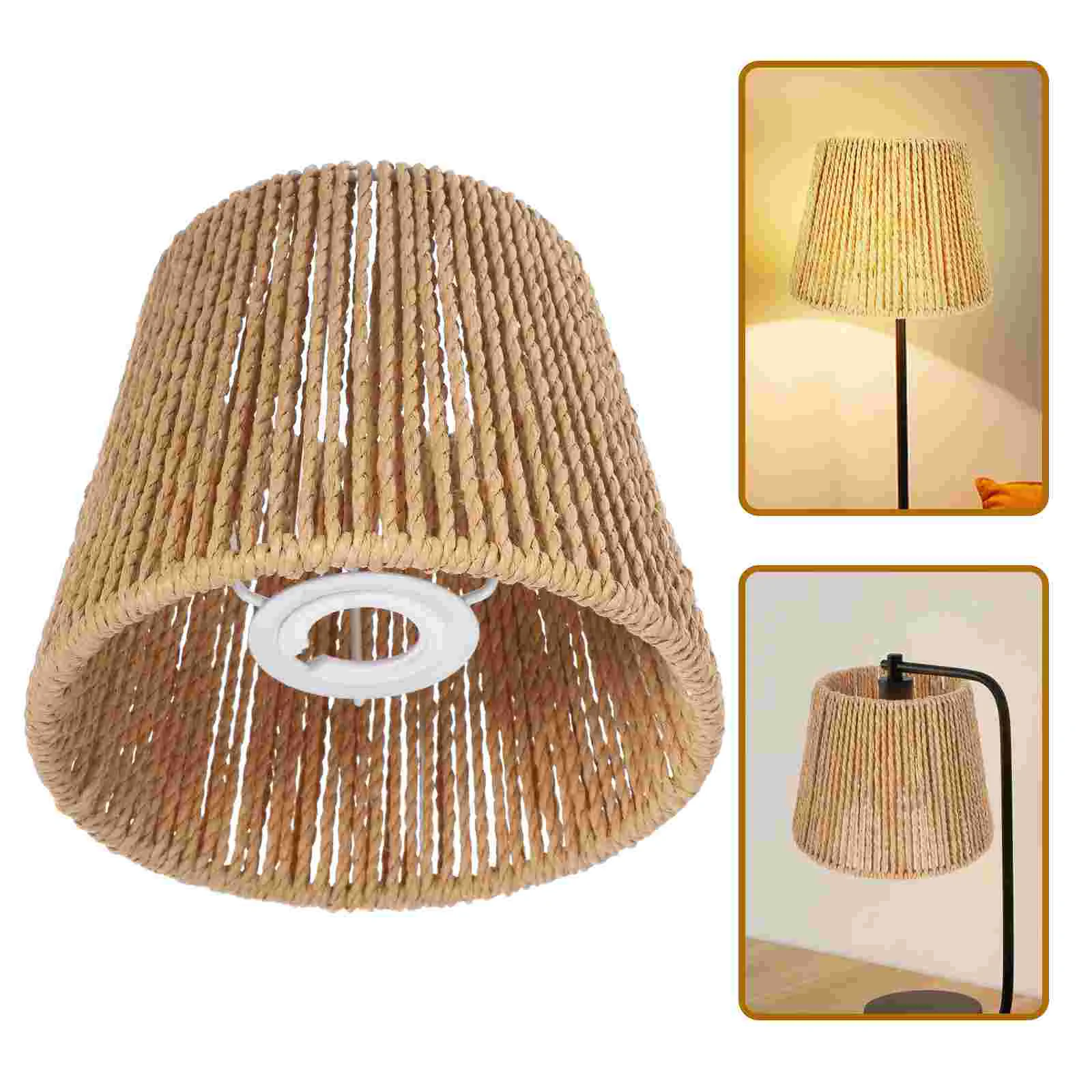 Paper Rope Table Lamp Ceiling Covers Fluorescent Light Pendant Lights Chandelier