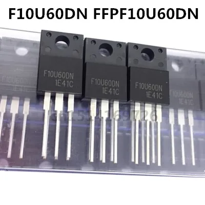 Original 5PCS/ F10U60DN FFPF10U60DN  TO-220F 600V 10A