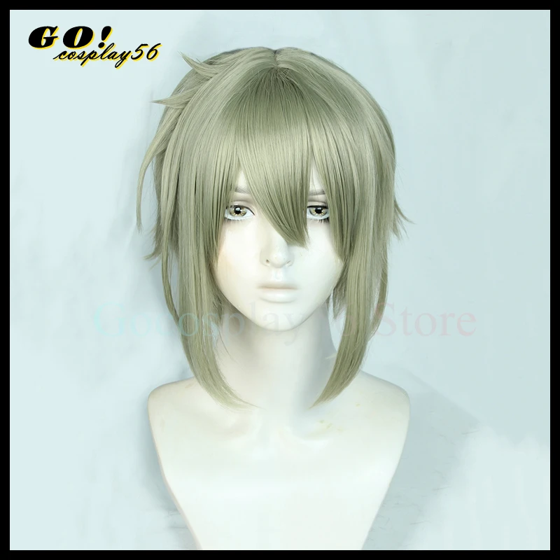 

Cosplay Elan Ceres Wig Light Green Short Heat Resistant Straight Hair Halloween Role Play Headwear