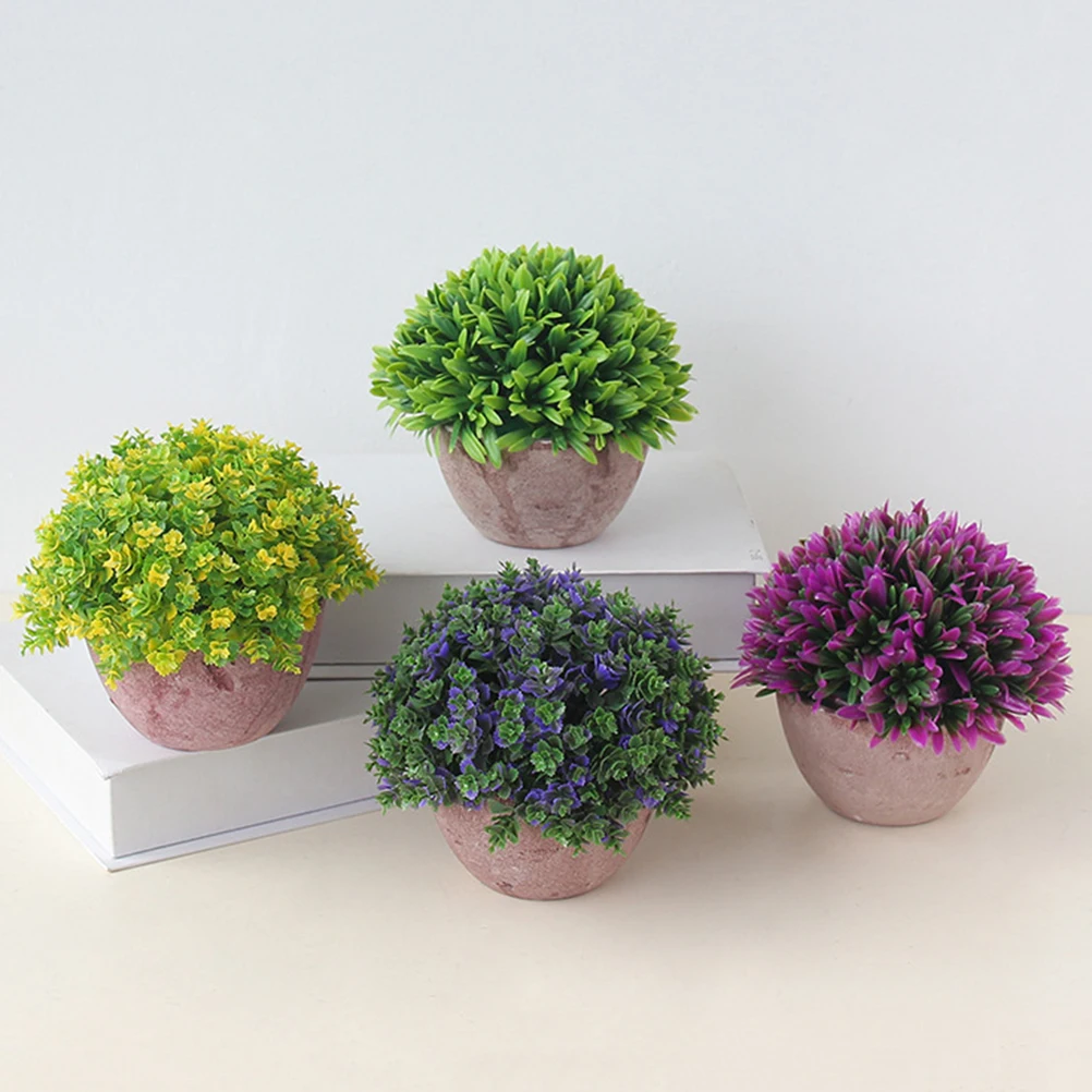 

Artificial Potted Realistic Office Decor Faux Greenery Simulation Flower Pot Simulation Plants Gifts