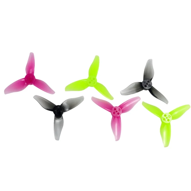 4 أزواج/8 قطع Gemfan2023 2X2.3X3 3 شفرات مسواك المروحة 1.5 مللي متر لطائرة سباق بدون طيار FPV