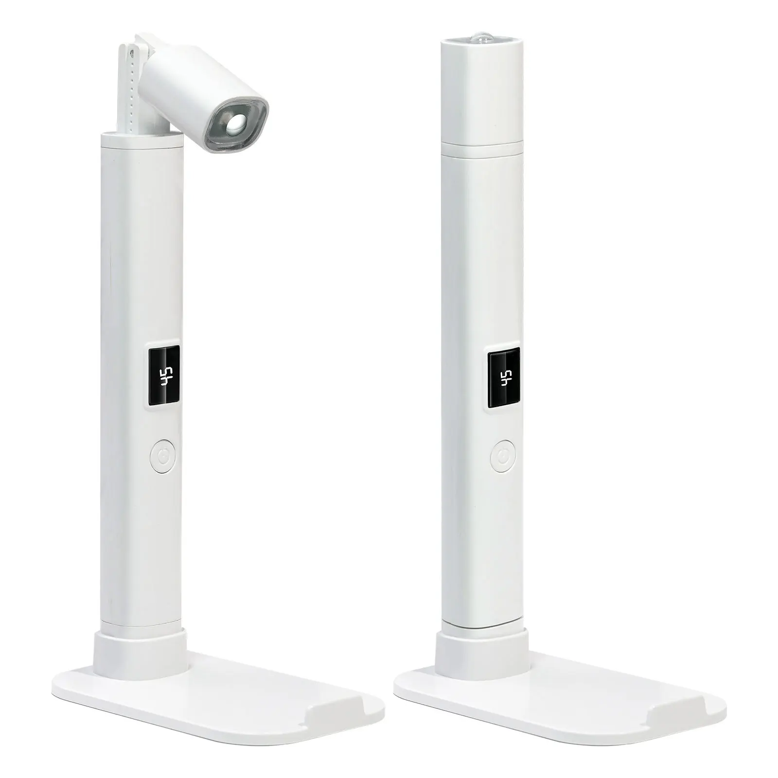 Mini Nail Art Lamp With Bracket USB Rechargeable Portable Extendable Battery Storage Quick-Drying Handheld UV Light For Gel Nail