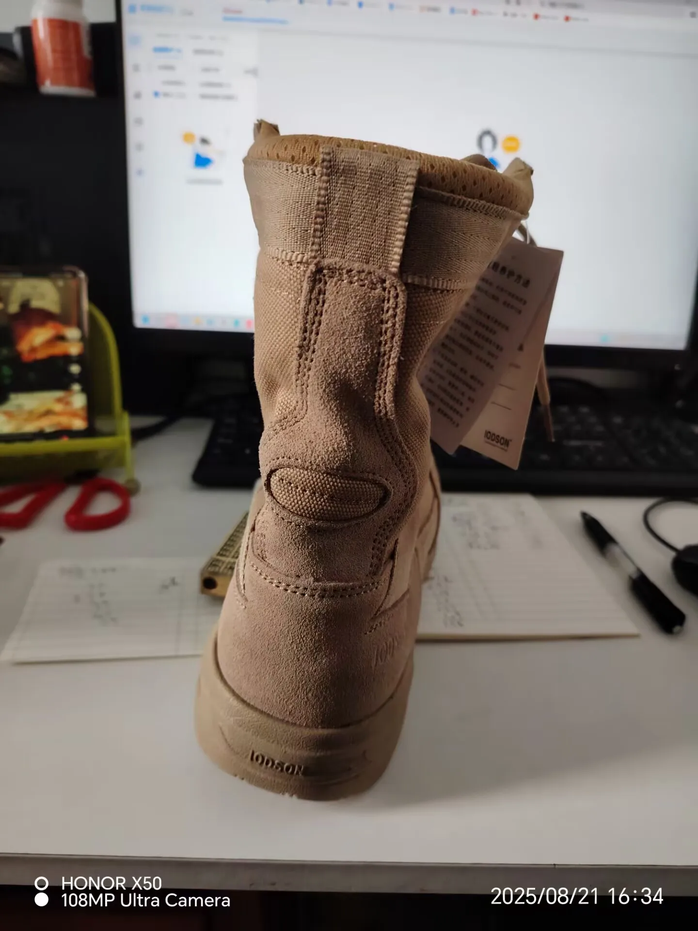 2025 NEW Summer man Desert Tactical Ultra light Combat breathable Marine mountain boot men