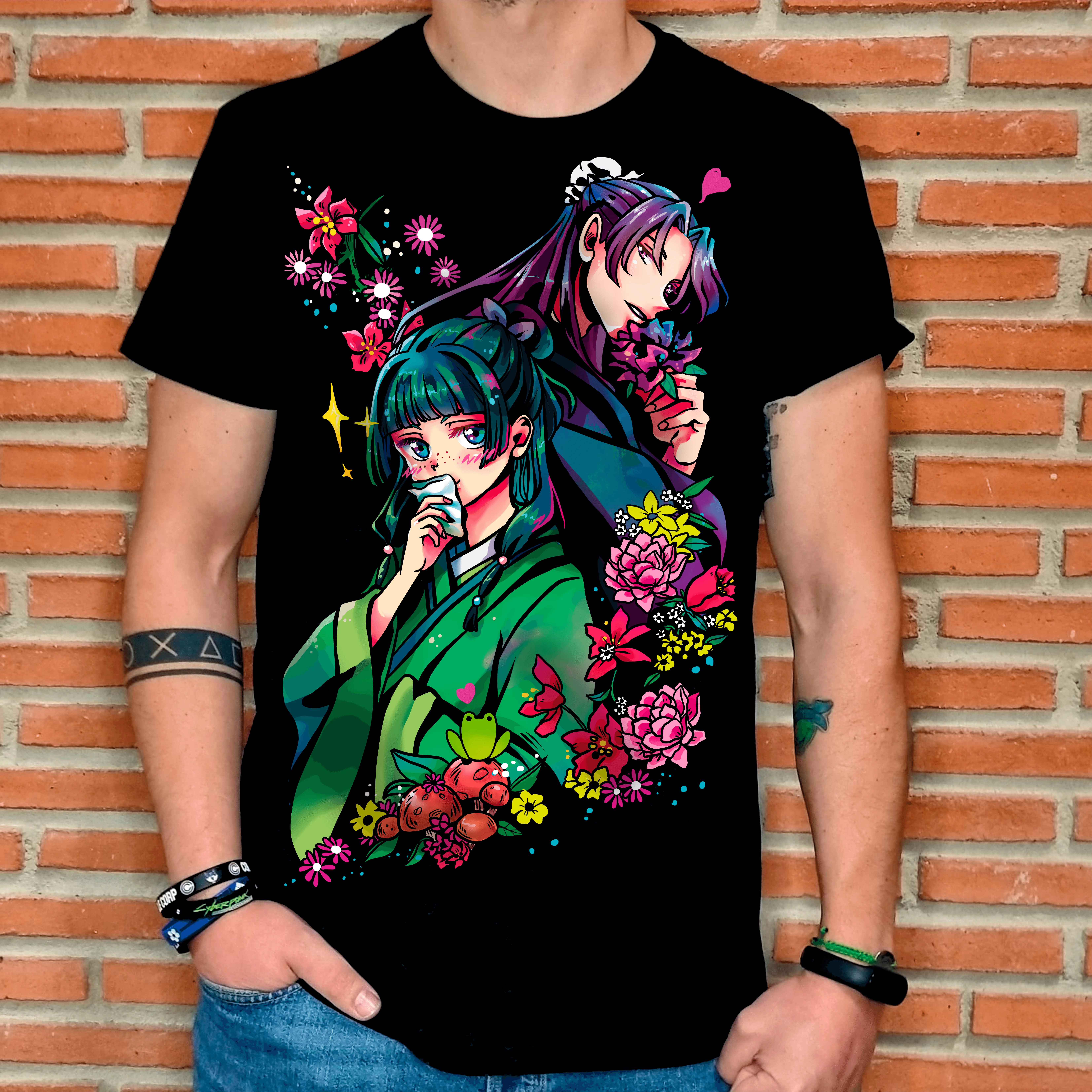 Unisex Maomao and Jinshi – The Apothecary Diaries (Los Diarios de la Boticaria) T-Shirt: Celebrating the Charming Duo