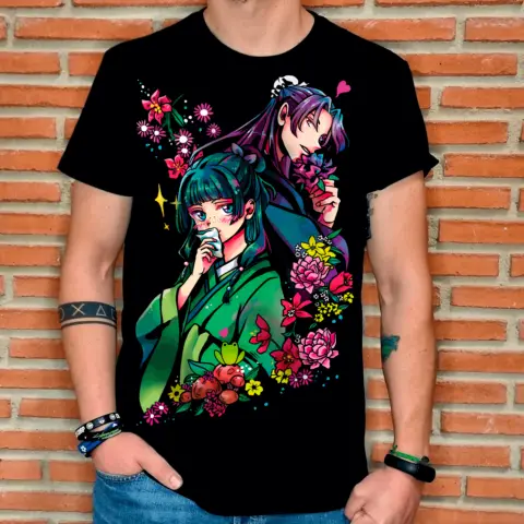 Unisex Maomao and Jinshi – The Apothecary Diaries (Los Diarios de la Boticaria) T-Shirt: Celebrating the Charming Duo