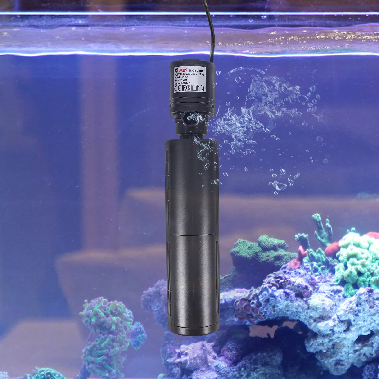 

Aquarium Internal Filter 3-in-1 Submersible Water Pump for Fish Tank Oxygenator Small Aquarium Cleaner Multi-Use Freshwater