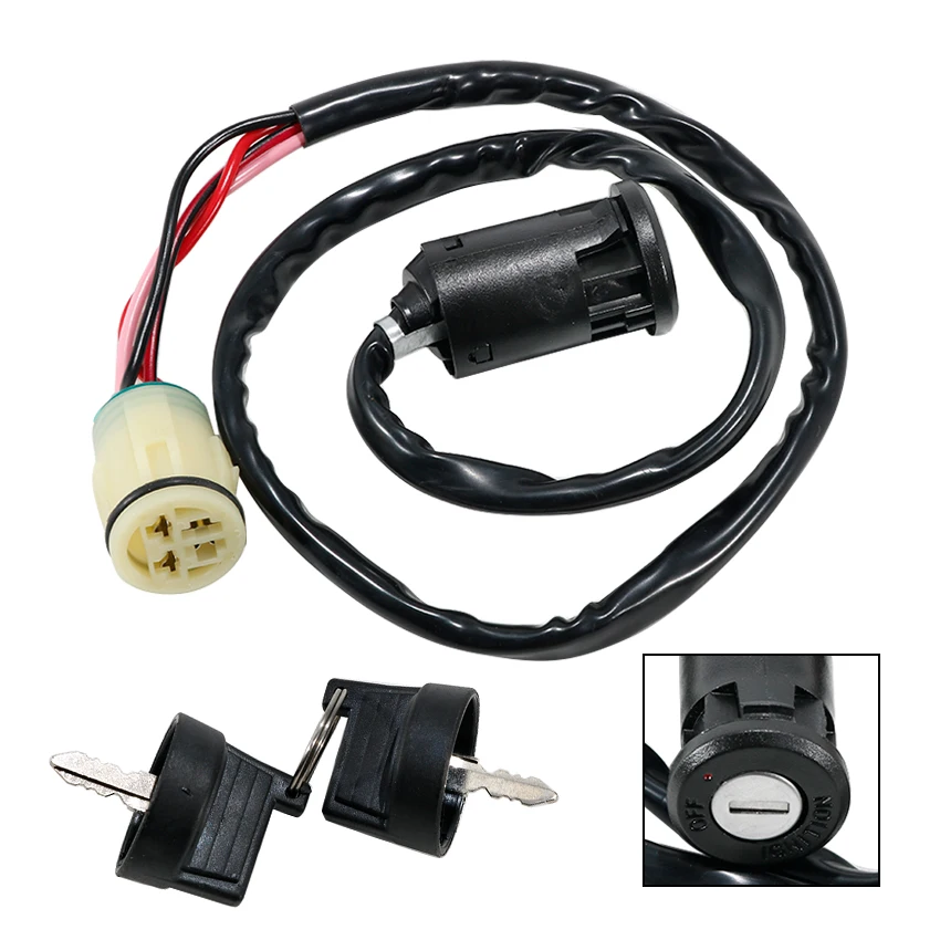

Motorcycle Ignition Key Switch Lock Kit For Honda TRX450FE TRX450FM 2002-2004 TRX420FE TRX420TE 2007-2011 OEM:35100-HN0-670
