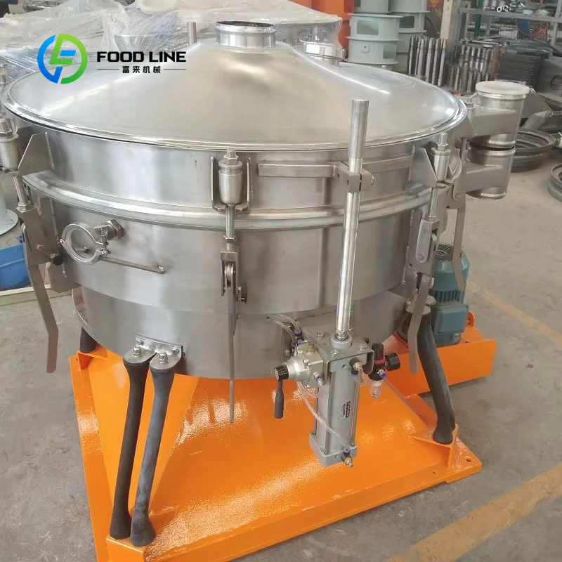 Customized swing vibration sieve high efficiency tumbler screener suitable for flour powder purification and impurity removing