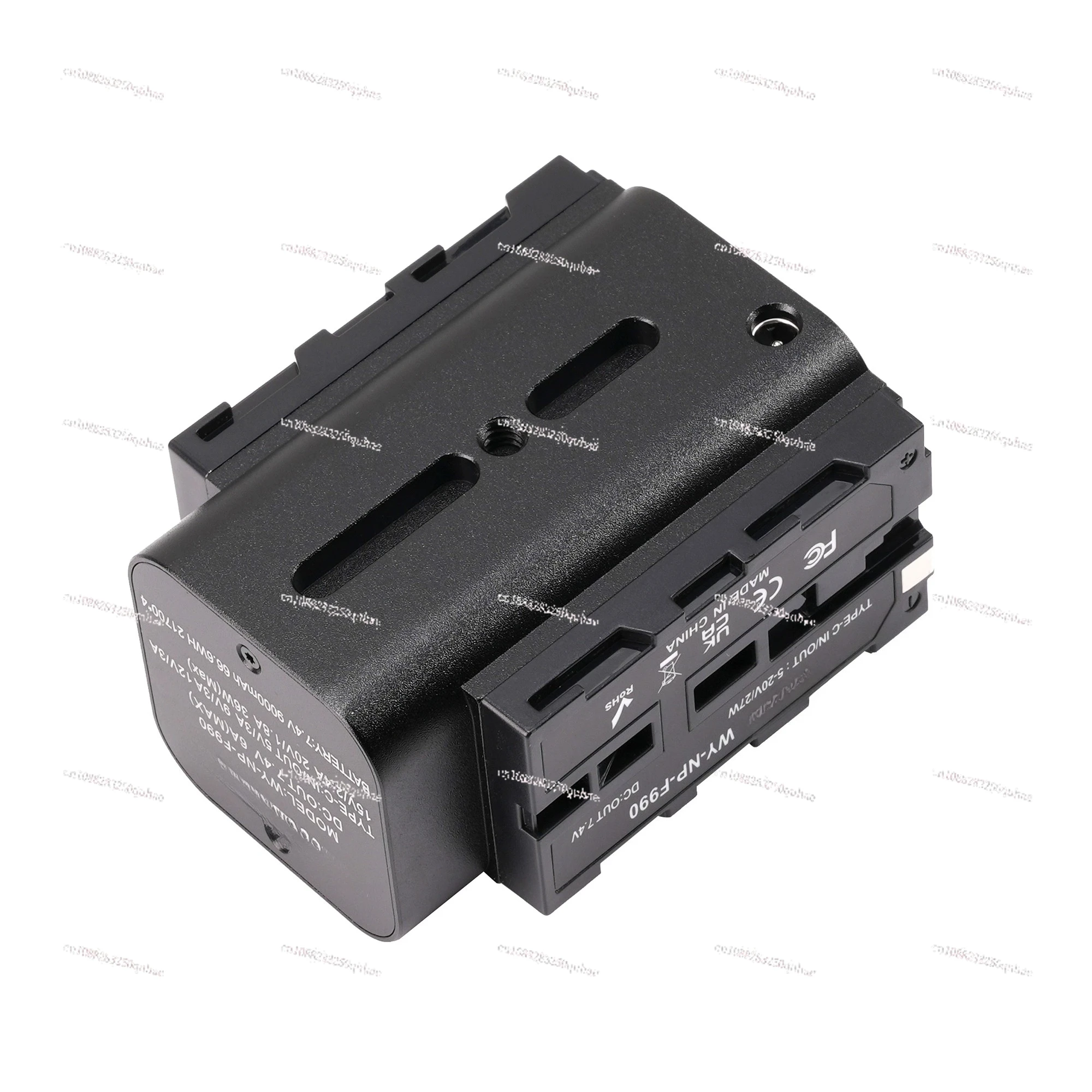 NPF990 Battery 9000 mAh Replacement Battery with Light Emitting Diode Display for  NP-F970 NP-F770 NP-F550 Camera Battery