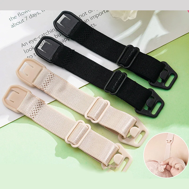 

1pair 12cm Women Accessories Mommy Breastfeeding Button Bra Adjustable Shoulder Strap Removable Extended Elastic Strap Buckle