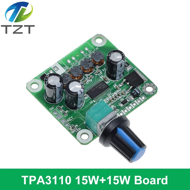 Bluetooth 4.2 TPA3110 15W / 30W X 2 Dual Channel Digital Stereo Audio Power Amplifier Board Module Car For USB Portable Speake image 4