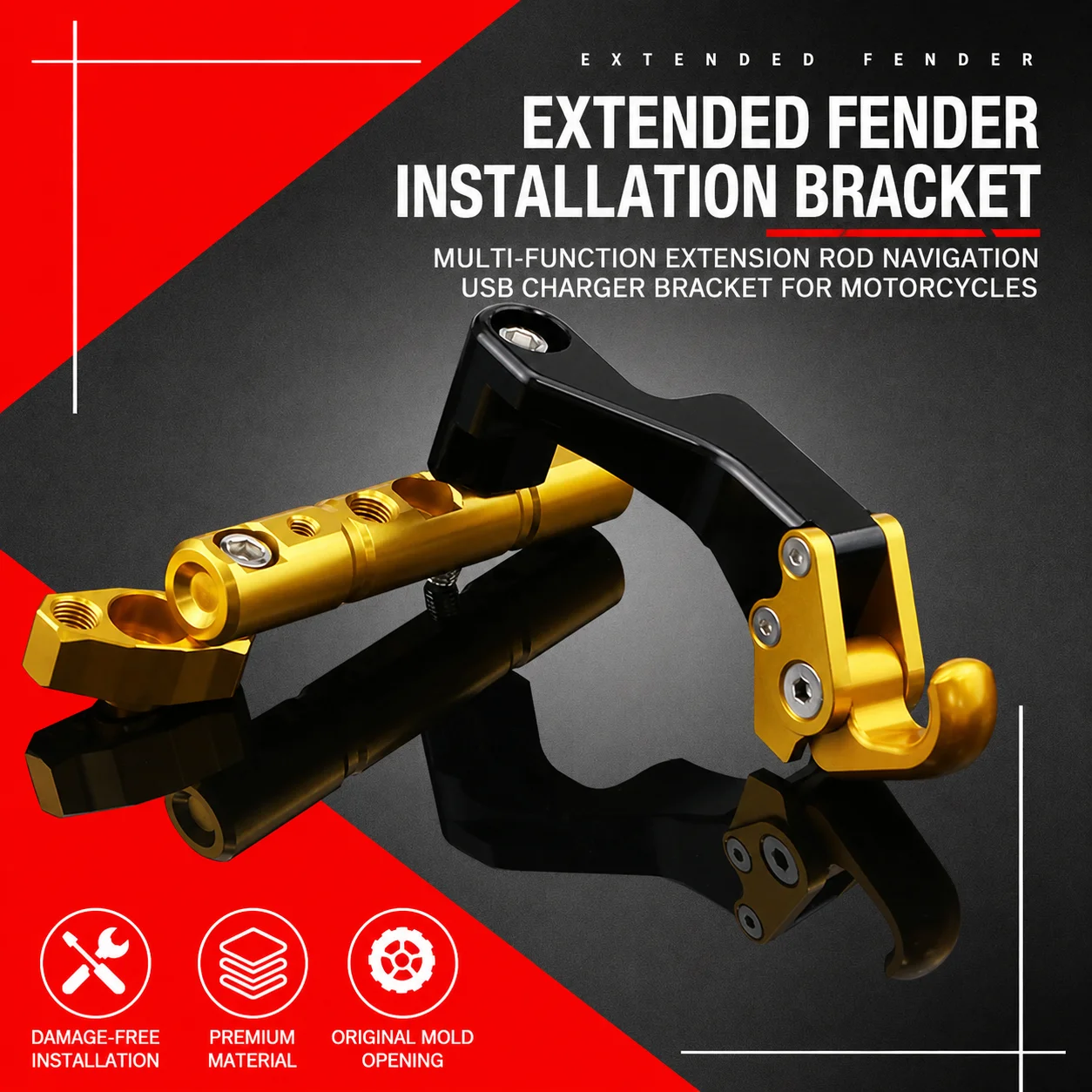 

Suitable for Honda Forza 350 Forza 350 300 hook storage bag hook helmet extension bracket extension hook, motorcycle accessories