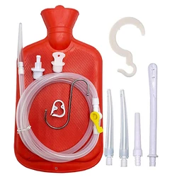 Ducha de bidé de 2l de capacidad, accesorios de baño, Bombilla de Enema, Kit de bolsa de Enema de café para desintoxicación de Colon, Enemas de limpieza