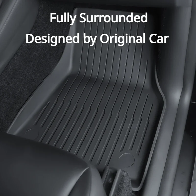 3D TPE Floor Mats for Tesla Model Y Model 3 Left Right hand drive RHD Modely Model3 Official Foot Pad Fully Surrounded Carpet