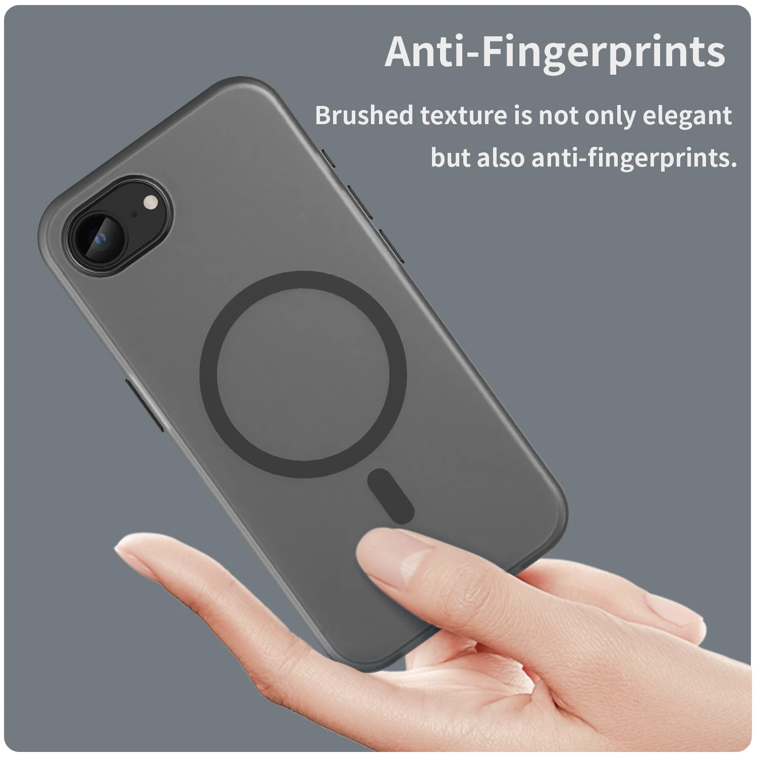 مناسب لحافظة iPhone 16 E، يدعم حافظة الهاتف الناعمة المصنوعة من مادة TPU اللاسلكية MagSafe للشحن اللاسلكي