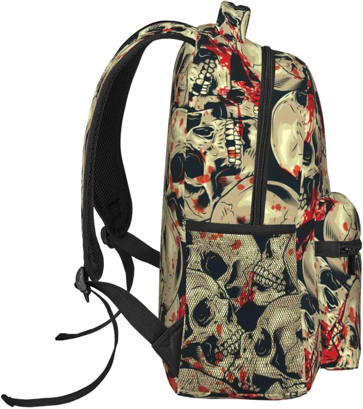 Skulls Lightweight Laptop Backpack for Women Men College Bookbag Casual Daypack Travel Bag